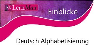 LernMax Einblicke  Deutsch Alphabetisierung [upl. by Armilla798]