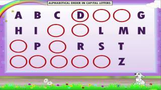 Learn Grade 1  English grammar  Alphabetical Order [upl. by Ahsoj410]