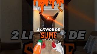 2 LITROS DE SLIME COM FANTA shorts [upl. by Krista240]