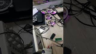 brushless dc motor controller to control running led light strip bldcmotor bldcmotorcontroller [upl. by Wylde111]