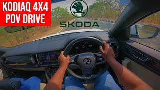 2024 Skoda Kodiaq First Drive Review  4x4 2L Turbo Petrol POV  190 PS 320 nm 7 Speed DSG [upl. by Niarda407]