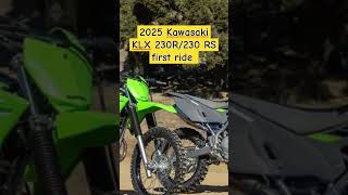 2025 Kawasaki KLX 230 RRS First ride [upl. by Cj]