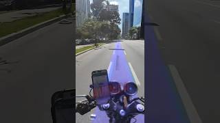 CARRIL EXCLUSIVO PARA MOTOS 🇧🇷 motolife motovlog motosmexico motoscolombia [upl. by Urbas]