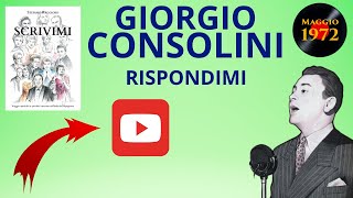 Giorgio Consolini canta Rispondimi 1953 [upl. by Ojela722]