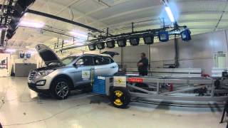 Thatcham Crash Test Set up for Euro NCAP testing [upl. by Dirraj]