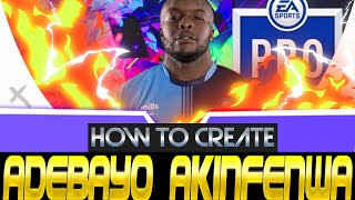 FIFA 22  VIRTUAL PRO LOOKALIKE TUTORIAL  Adebayo Akinfenwa [upl. by Jodee]