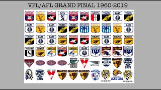 VFLAFL Grand Final 19602019 Final Siren [upl. by Nomis]