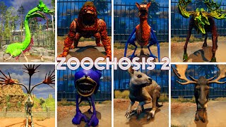 Zoochosis 2 Official Game Play  All Jumpscares amp Boss Zoochosis 2 Zookeeper how to destroy mutant [upl. by Lytsirhc]