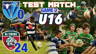 RUGBY 15’s U16 WEEKEND TEST MATCHVICTORIA INSTITUTIONVI HOSTED BIGGER KL TIGERS GAME 2 HIGHLIGHTS [upl. by Sajovich]