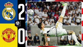 Real Madrid 20 Manchester United  Highlights  Houston [upl. by Akimert]