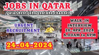 Jobs in Qatar 2024  High Salary Jobs  Walkin Interview Qatar Job qatarjobs qatarvacancies job [upl. by Ime]