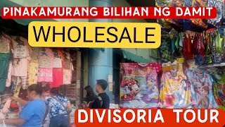 Divisoria tour 2023Bagsakan ng pinakamurang bilihan ng damit pang wholesale [upl. by Shandee]