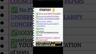 HOW TO HANDLE NEW ENGLISH SYLLABUS 🏆 cisce isc icse 🏆 STRATEGY [upl. by Parette]