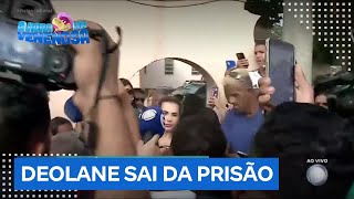 Vídeo Deolane Bezerra deixa presídio e segue para prisão domiciliar em SP [upl. by Eillah237]