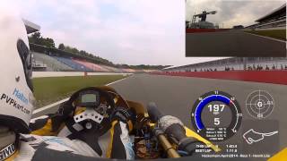 Superkart  Hockenheim Ring  April 2014  Race 1 [upl. by Siravrat]