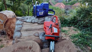 Husqvarna 395xp versus FarmerTec G395xp same barsame chain [upl. by Ellehcsar576]