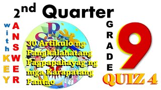 EsP9 2ndQuarter Quiz4 [upl. by Harbert678]