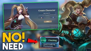 How to create SMURF ACCOUNT in Mobile Legends 2023 Without Downloading Resources [upl. by Guttery288]