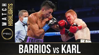 Barrios vs Karl HIGHLIGHTS October 31 2020  PBC on SHOWTIME PPV [upl. by Naesar290]