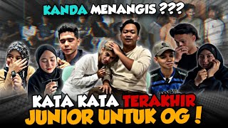 KATA KATA TERAKHIR DARI ADIK ADIK OG RAMAI SEBAK NAK BGI KATA KATA TERAKHIR [upl. by Somisareg352]