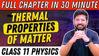 Thermal Properties of Matter Revision OneShot  Chapter 11 Class 11 Physics  CBSE JEE NEET Revision [upl. by Mufinella]