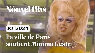 Paris 2024  la drag queen Minima Gesté qui portera la flamme des JO visée par propos haineux [upl. by Ittocs]