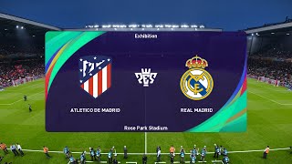 Atlético Madrid vs Real Madrid 29092024 LaLiga PES 2021 [upl. by Ahsiniuq]