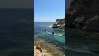 Jet ski ride in Malta’s crystal clear seas jetski malta mediterranean adventure adrenalinerush [upl. by Cirdec962]