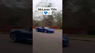 McLaren 750s in INDIA 🇮🇳💙👀 [upl. by Bruckner437]