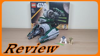 Lego  Star Wars  Yodas Jedi Starfighter  Review [upl. by Karsten]