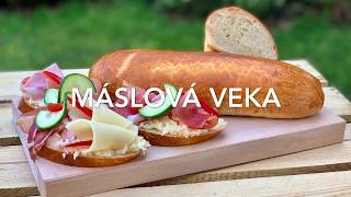 Máslová veka recept postup návod [upl. by Teik]