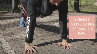 burpees 3 esercizi per imparare a farli correttamente [upl. by Dur]