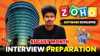 ZOHO Software developer Interview Preparation Tips for August Month Batch [upl. by Udele]