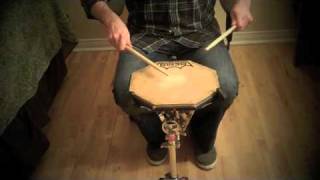 Smokin Fast Paradiddles BUILDER EXERCISE [upl. by Kalina]