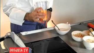 VIDEORICETTE Filippo Gozzoli  Crema di cachi al limone [upl. by Yrollam139]