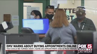 Nevada DMV warns about buying appointments online [upl. by Notnek]