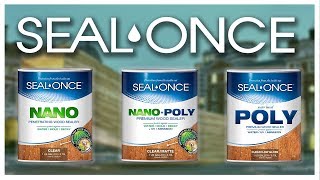 How SealOnce Works  SealOnce Penetrating Wood Sealer [upl. by Brabazon]