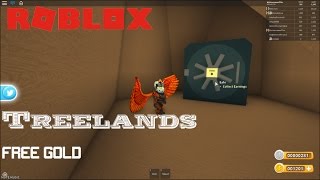 Roblox TreeLands How to get FREE gold NO ROBUX [upl. by Nisay]