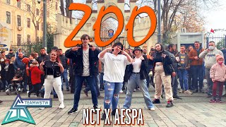 KPOP IN PUBLIC TURKEY  ONE TAKE NCT x aespa  ZOO DANCE COVER TEAMWSTW [upl. by Akinom]