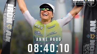 IRONMAN KONA 2019 WINNER ANNE HAUG [upl. by Eudosia]