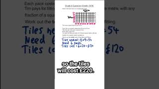 TILE question BUSTED mathsgcse maths gcses2024 revision revise study learnontiktok [upl. by Fahy]