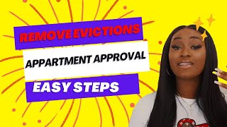 How to remove evictions and get approved for an apartment [upl. by Namsu]