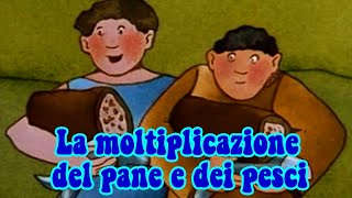 La moltiplicazione del pane e dei pesci  Bibbia per bambini [upl. by Neehs730]