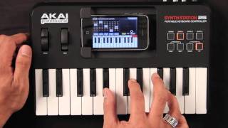 Akai Synthstation 25 iPhoneiPod Keyboard Review  UniqueSquaredcom [upl. by Anazus]