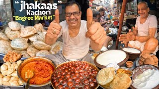 Jhakkas Matar Kachori Jain Brothers Viral NASHTA Thali Rs40 Only l Kolkata Street Food [upl. by Nitfa61]