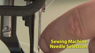 How to Select a Sewing Machine Needle Type [upl. by Hach17]