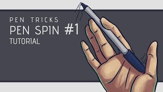 Pen Tricks Pen Spin 1 Tutorial [upl. by Erena370]