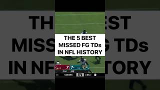 The 5 Best Missed Field Goal Return Touchdowns in NFL History football nfl footballshorts top5 [upl. by Guglielma]