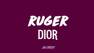 Ruger  Dior LetraTraduçãoLegendadoLyric [upl. by Englis251]