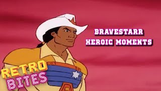 Bravestarr Hero Moments  Lantz Cartoons  Retro Bites [upl. by Elleoj]